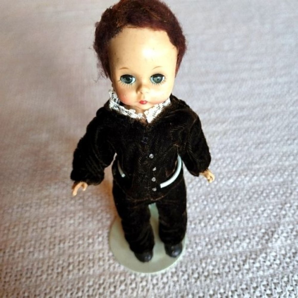Vintage 1960's Male‎ Madame Alexander Doll with Stand